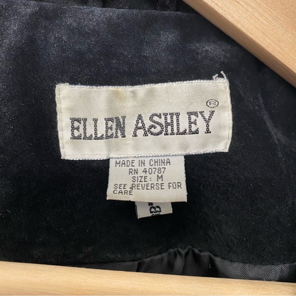 Vintage Ellen Ashley Genuine Suede Leather Swing Jacket - Picture 4 of 8